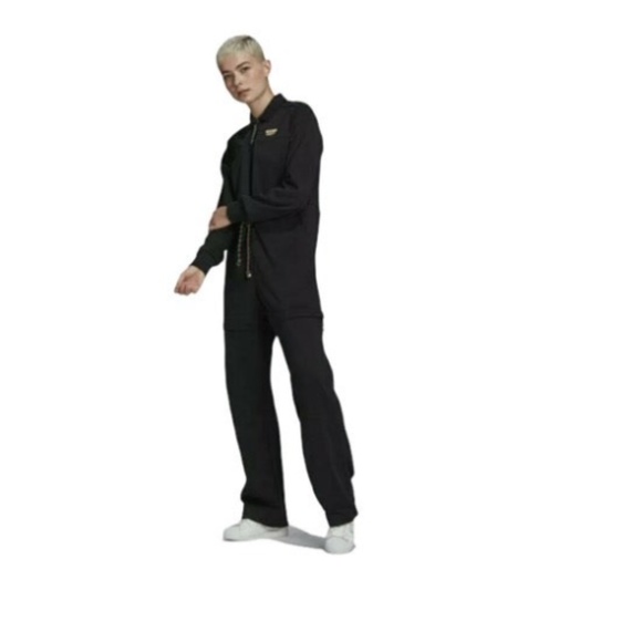 Adidas Originals R.Y.V. Zip Off Leg Jumpsuit Black - Picture 1 of 7